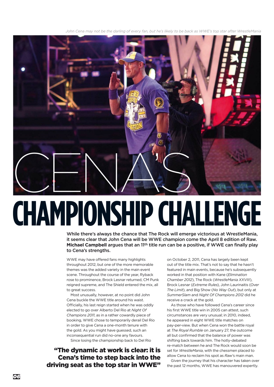 Wrestletalk Magazine Preview Pages