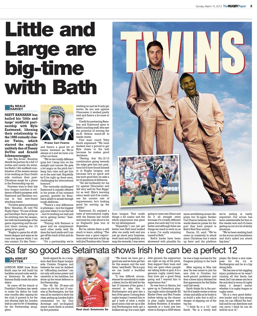 The Rugby Paper Preview Pages