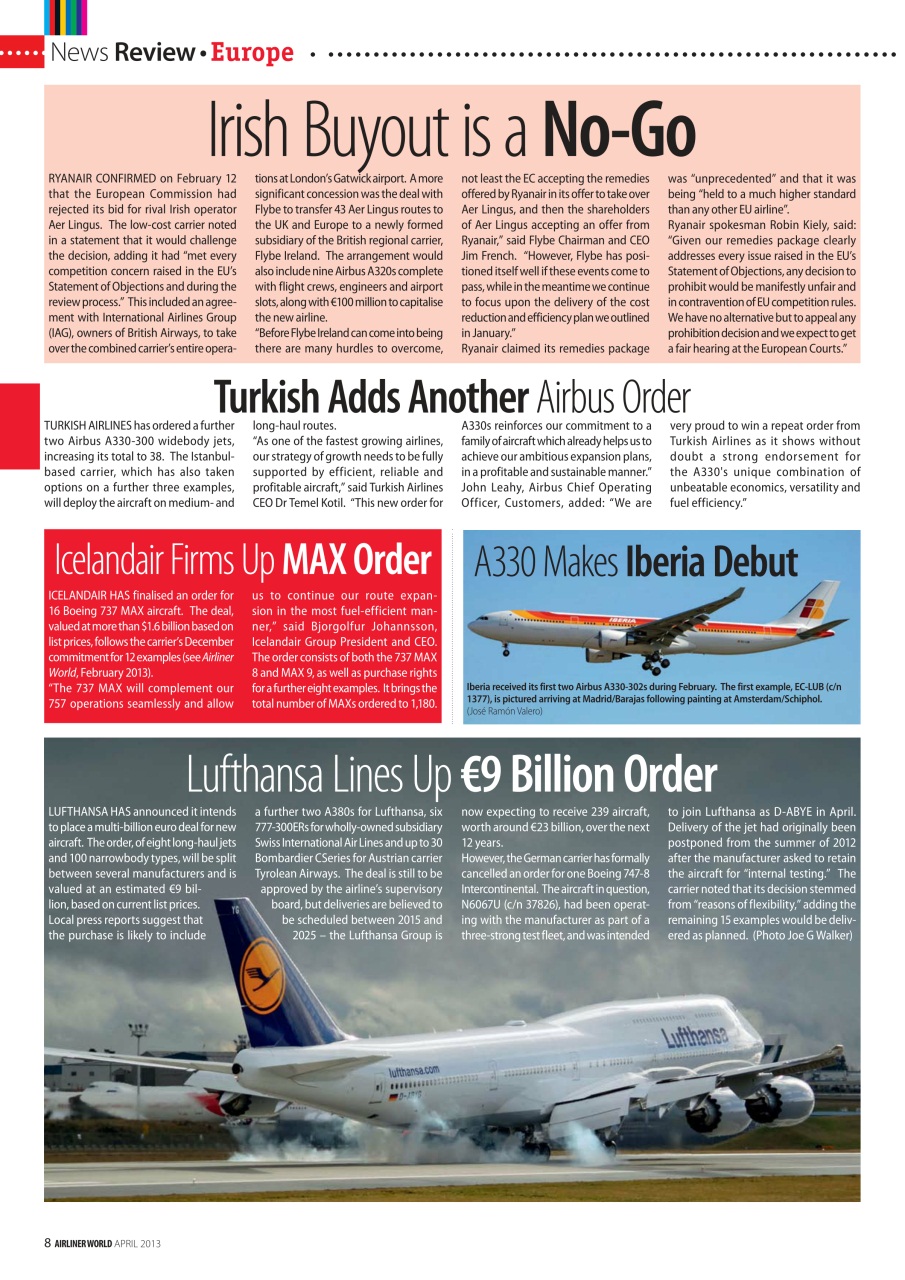 Airliner World Preview Pages