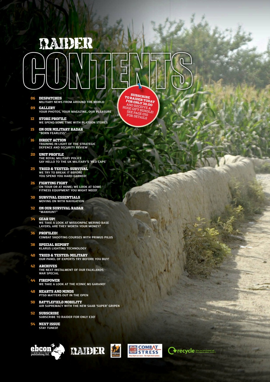 Raider Preview Pages