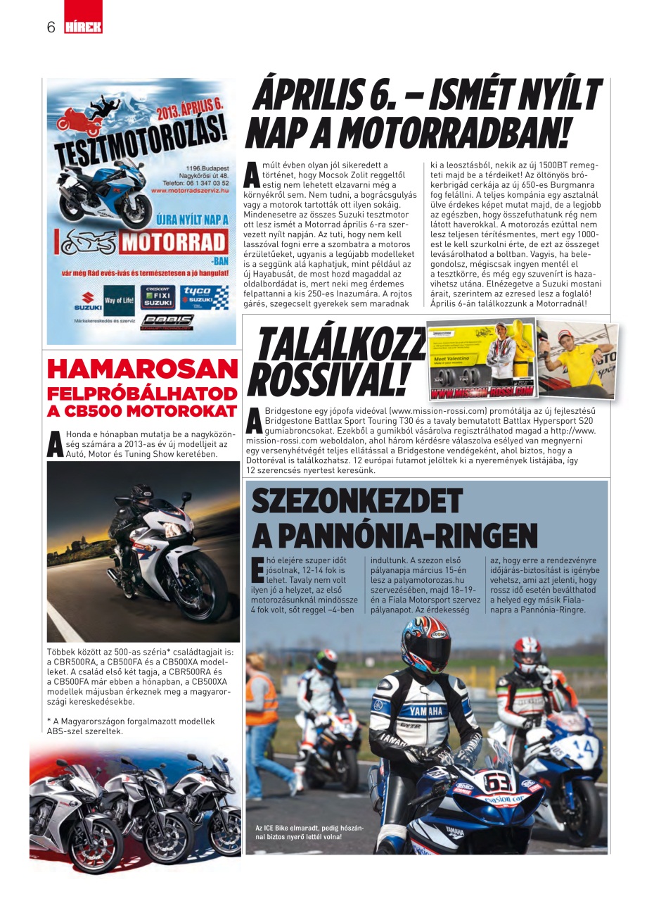 SuperBike Hungary Preview Pages