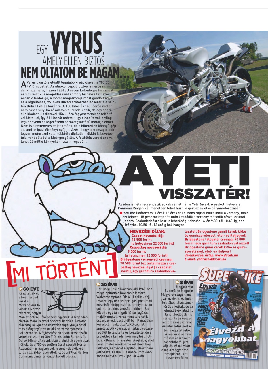 SuperBike Hungary Preview Pages