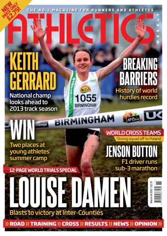 AW – Athletics Weekly Magazine issue AW March 14 2013