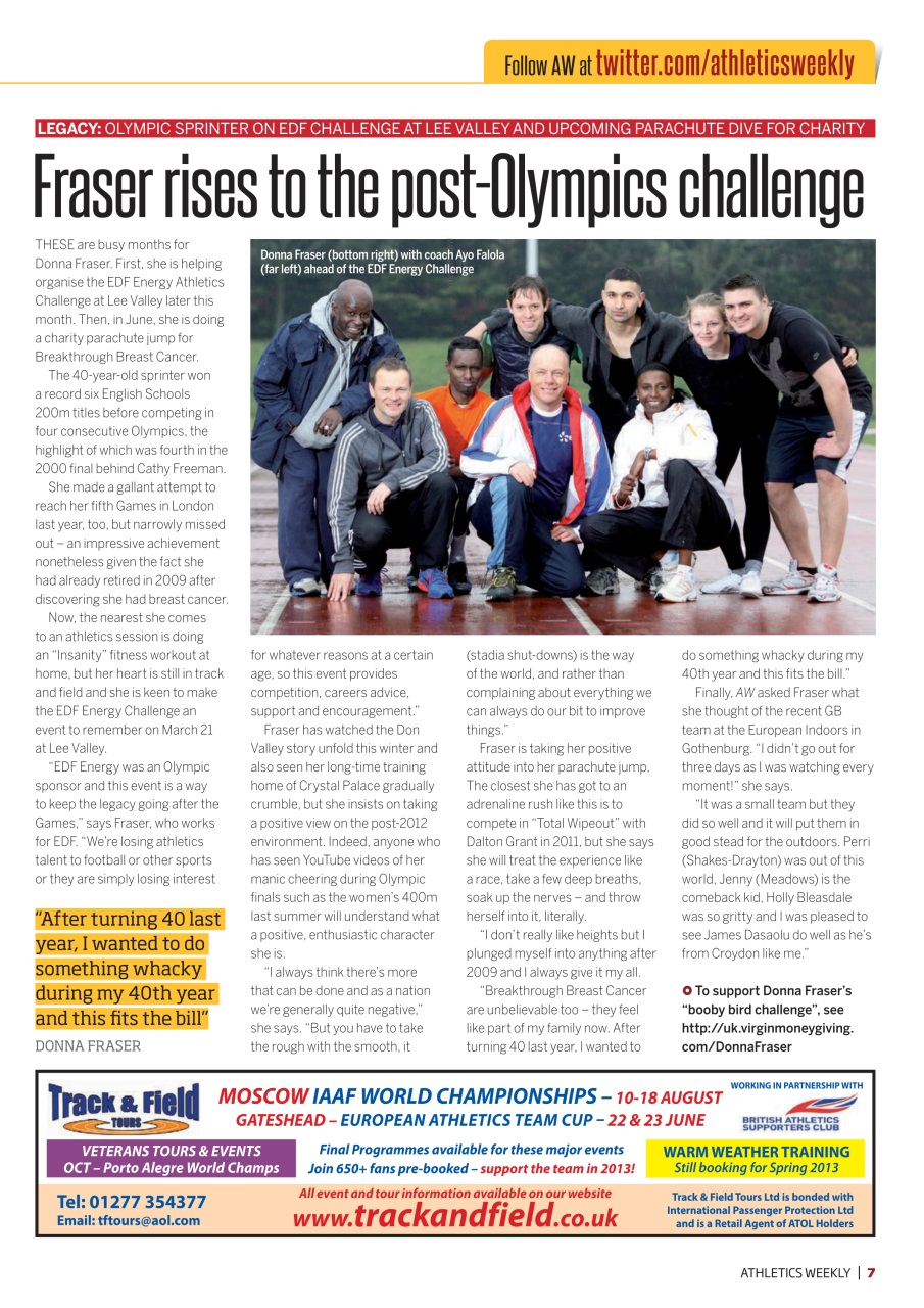 AW – Athletics Weekly Magazine Preview Pages