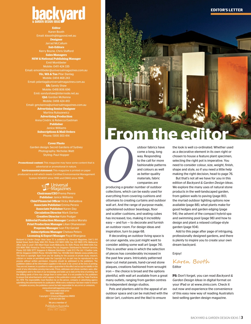 Backyard & Outdoor Living Preview Pages