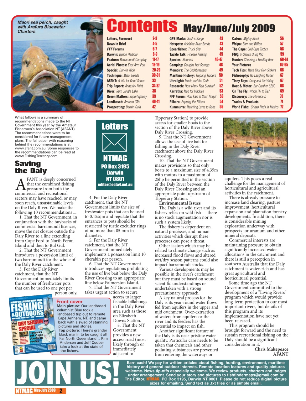 North Australian Fishing and Outdoors Magazine Preview Pages