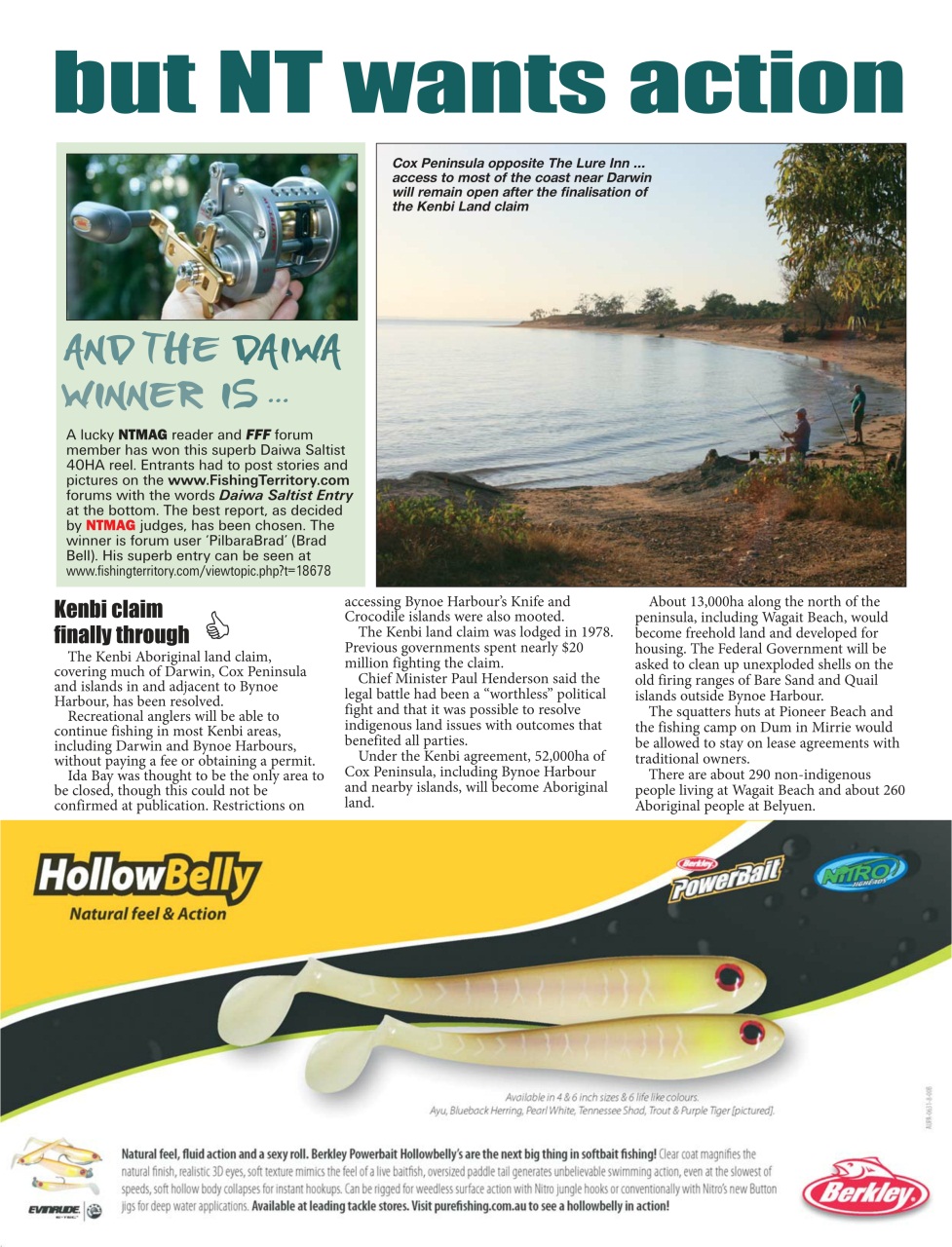 North Australian Fishing and Outdoors Magazine Preview Pages
