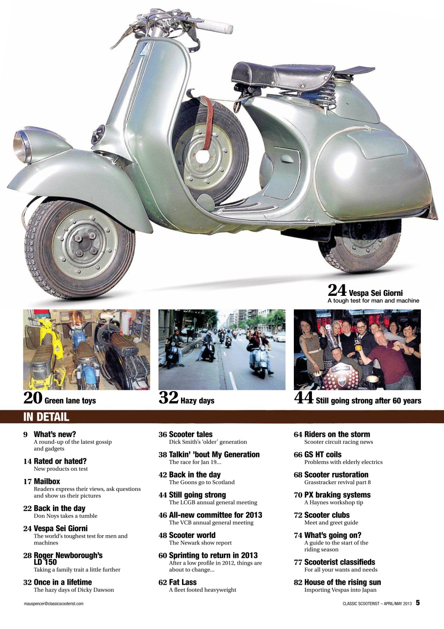 Classic Scooterist Preview Pages