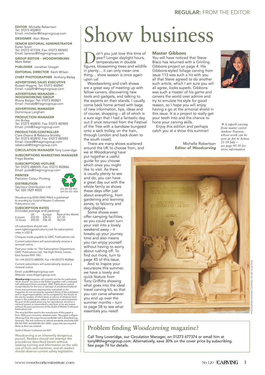 Woodcarving Preview Pages