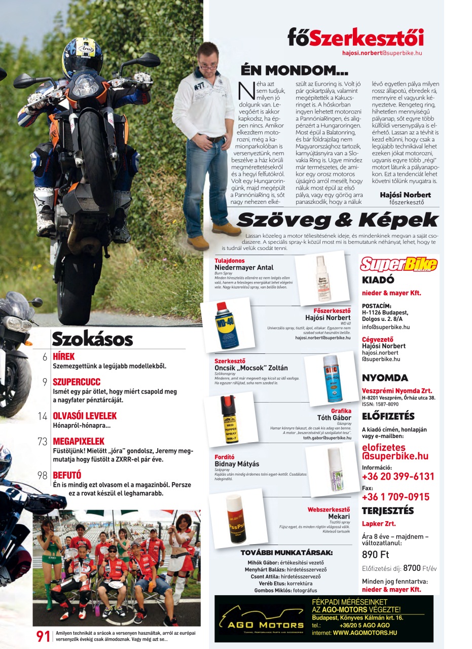 SuperBike Hungary Preview Pages