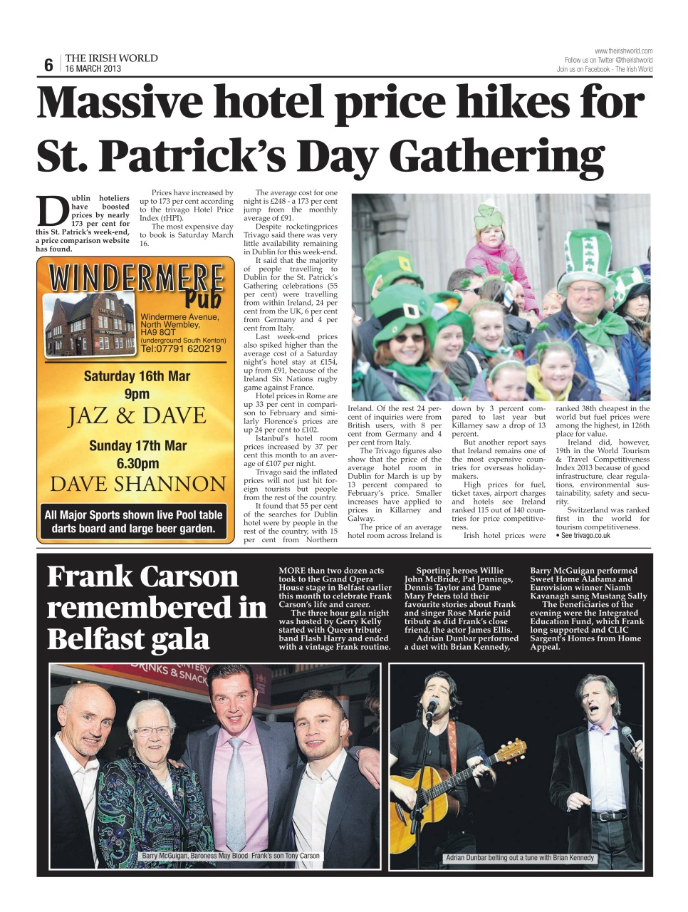 Irish World Preview Pages