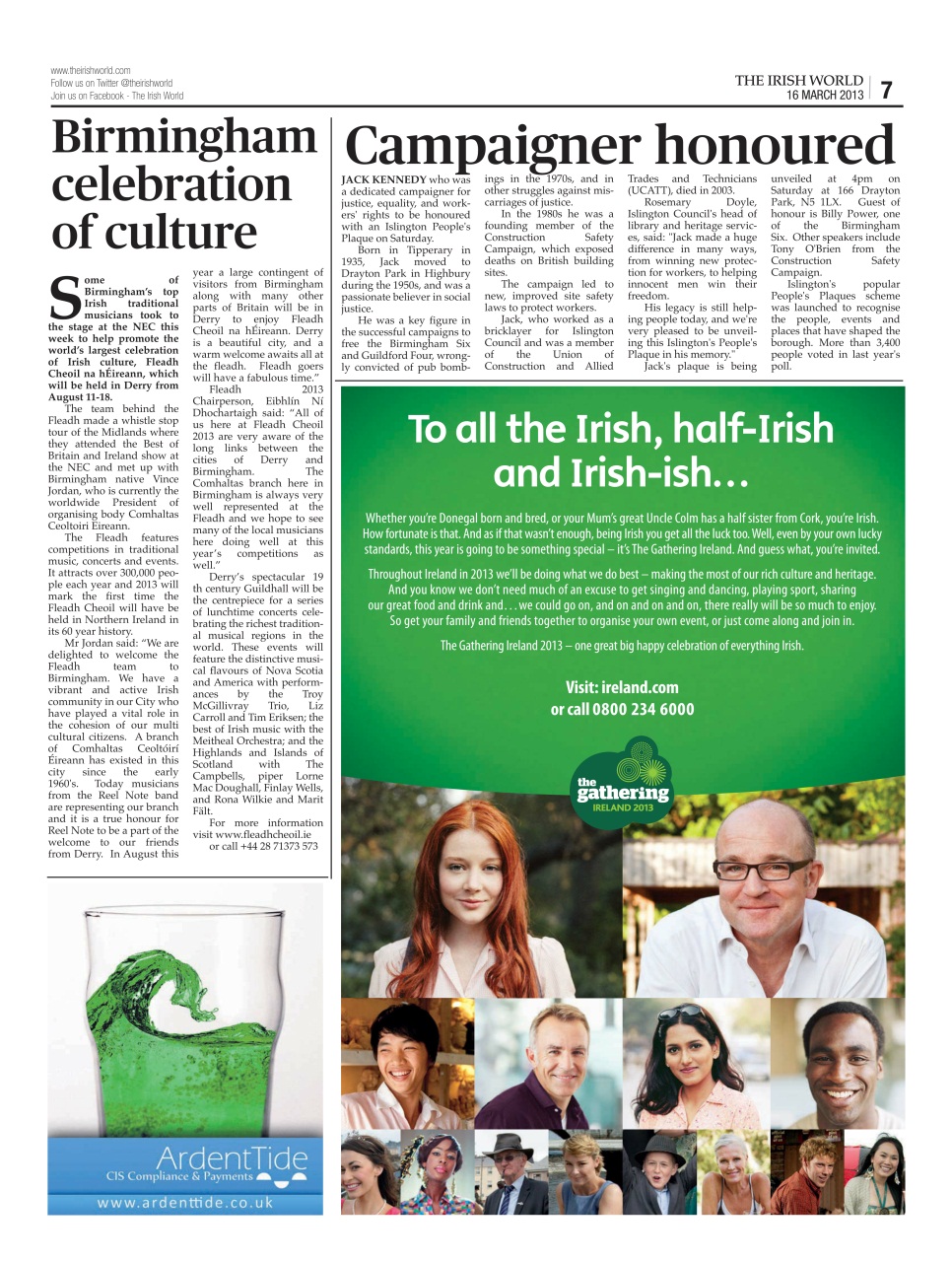 Irish World Preview Pages