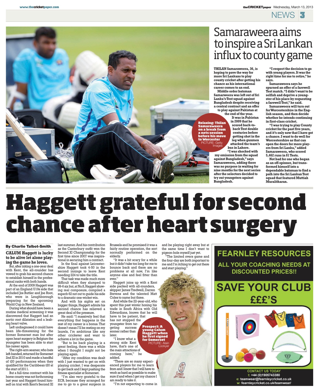 The Cricket Paper Preview Pages