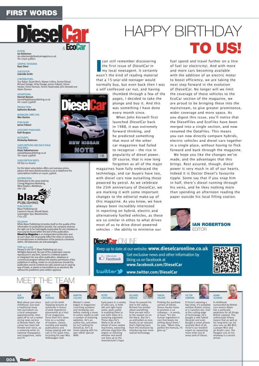 Diesel&EcoCar Magazine Preview Pages