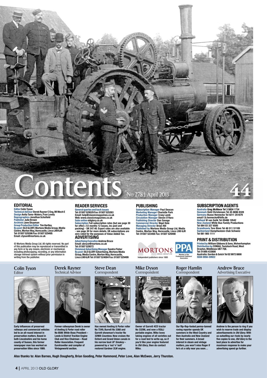 Old Glory Magazine Preview Pages