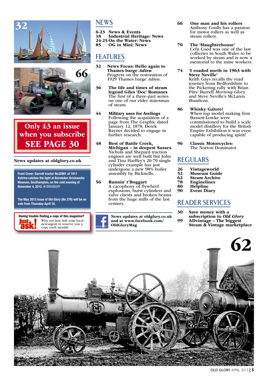 Old Glory Magazine Preview Pages