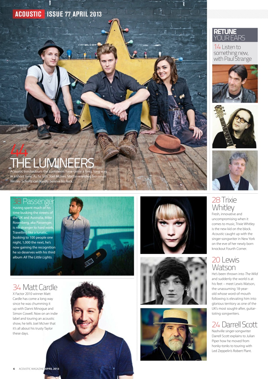 Acoustic Preview Pages