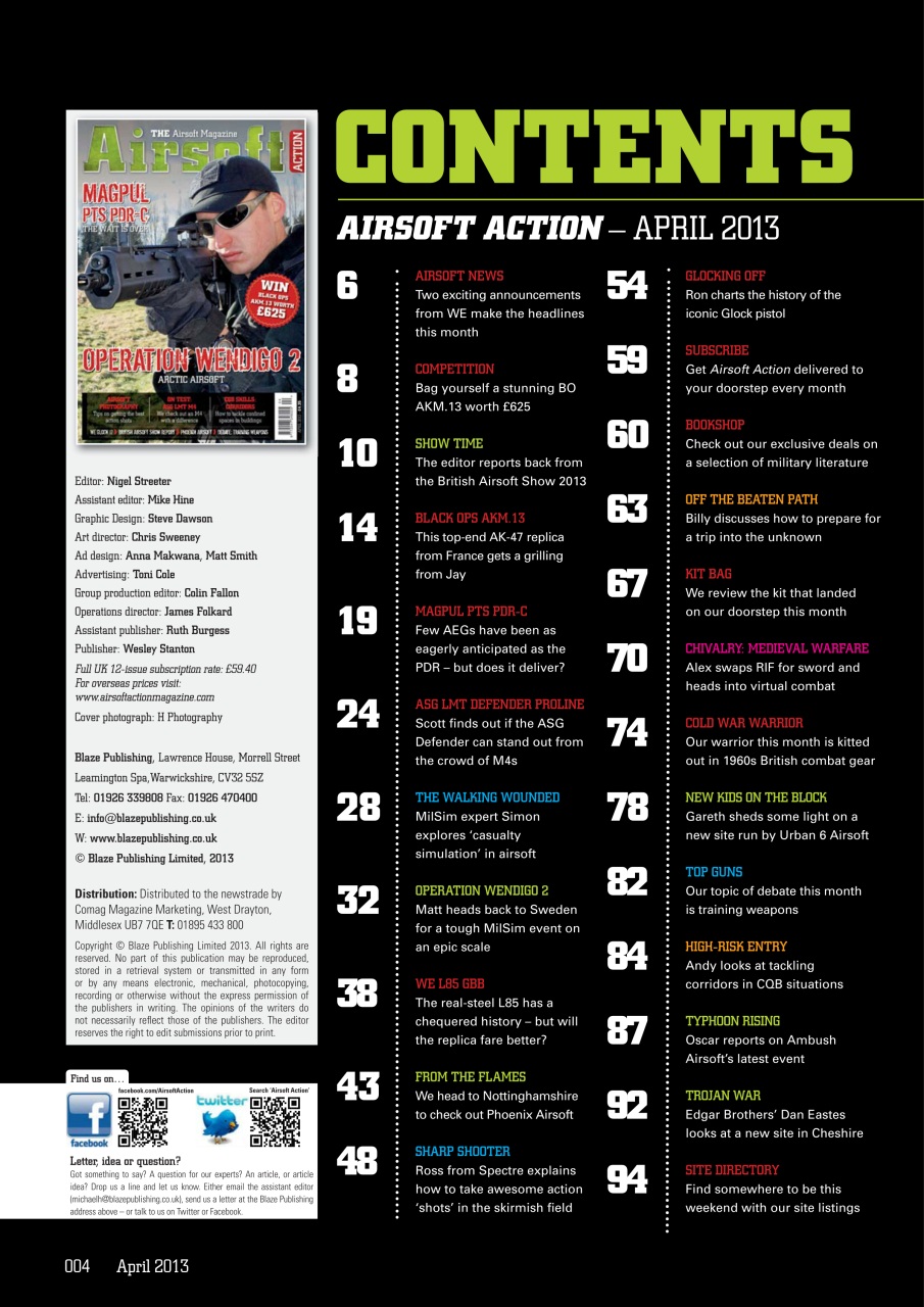 Airsoft Action Preview Pages