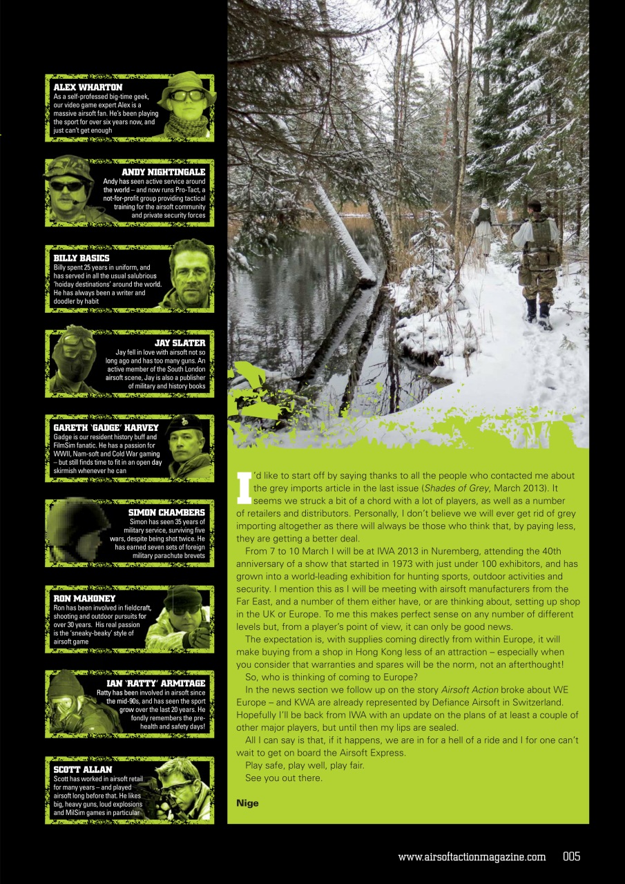 Airsoft Action Preview Pages