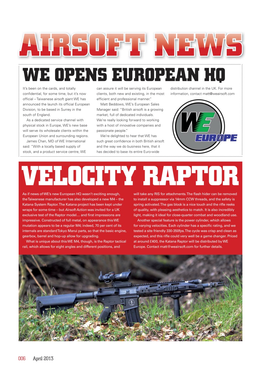 Airsoft Action Preview Pages