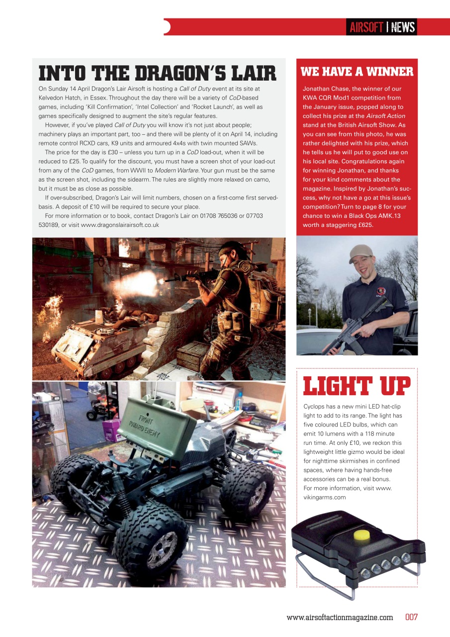 Airsoft Action Preview Pages