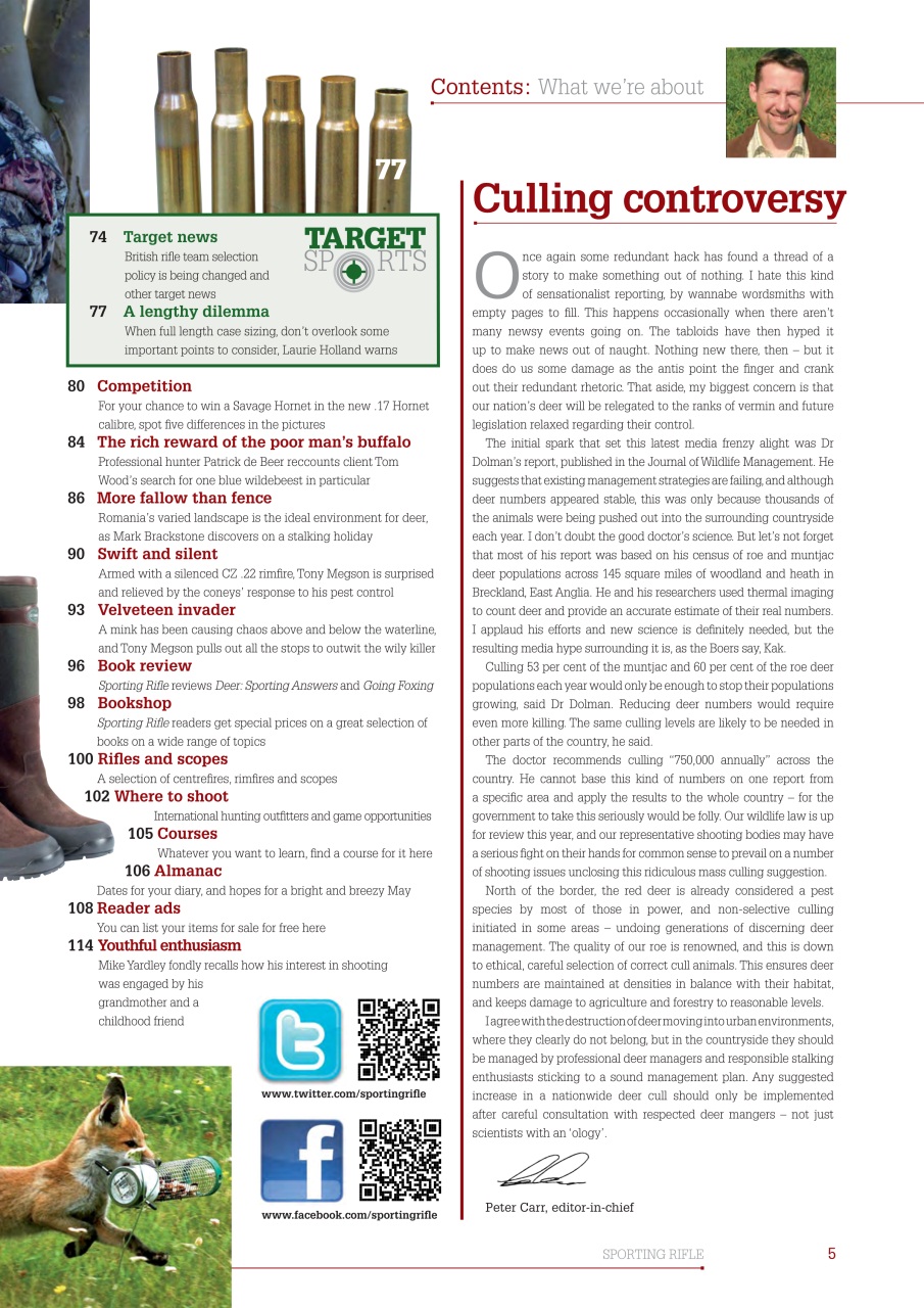 Sporting Rifle Preview Pages