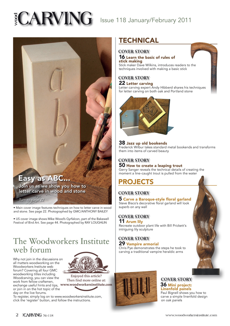 Woodcarving Preview Pages