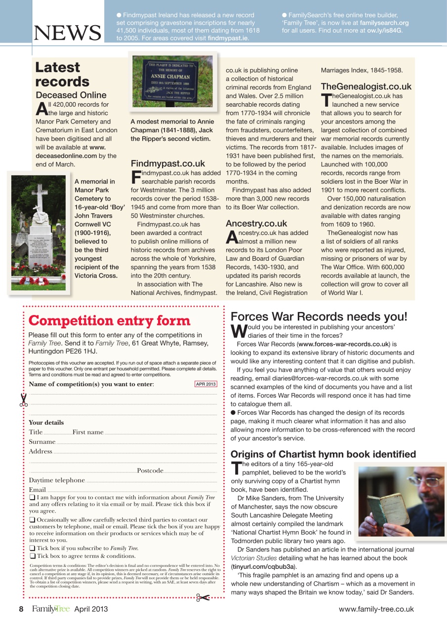 Family Tree Preview Pages