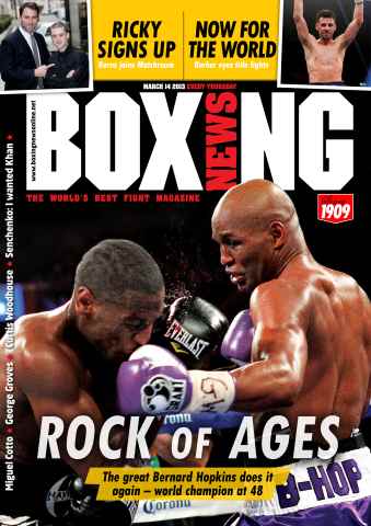 Boxing News issue 14th March 2013