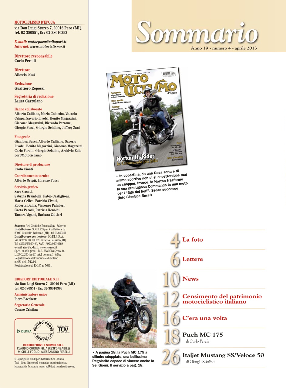 Motociclismo d'Epoca Preview Pages