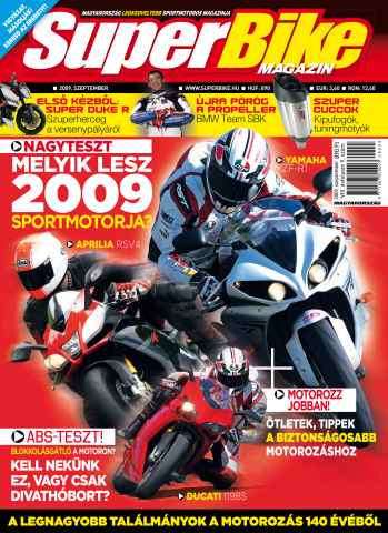 SuperBike Hungary issue September 2009