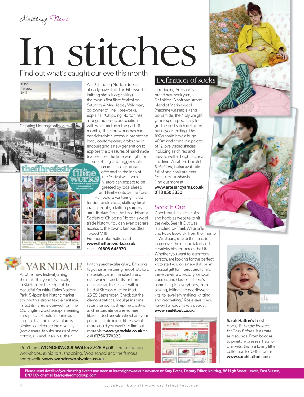 Knitting Preview Pages