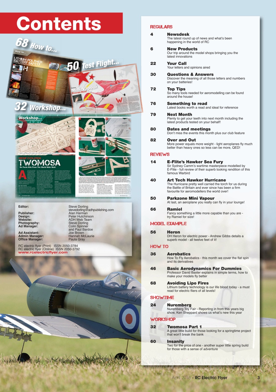 RC Electric Flyer Preview Pages