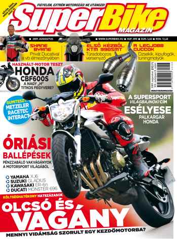 SuperBike Hungary issue August 2009