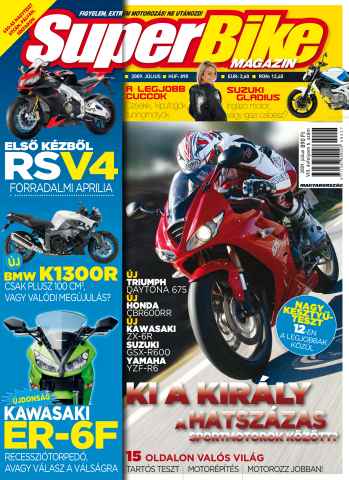 SuperBike Hungary issue July 2009