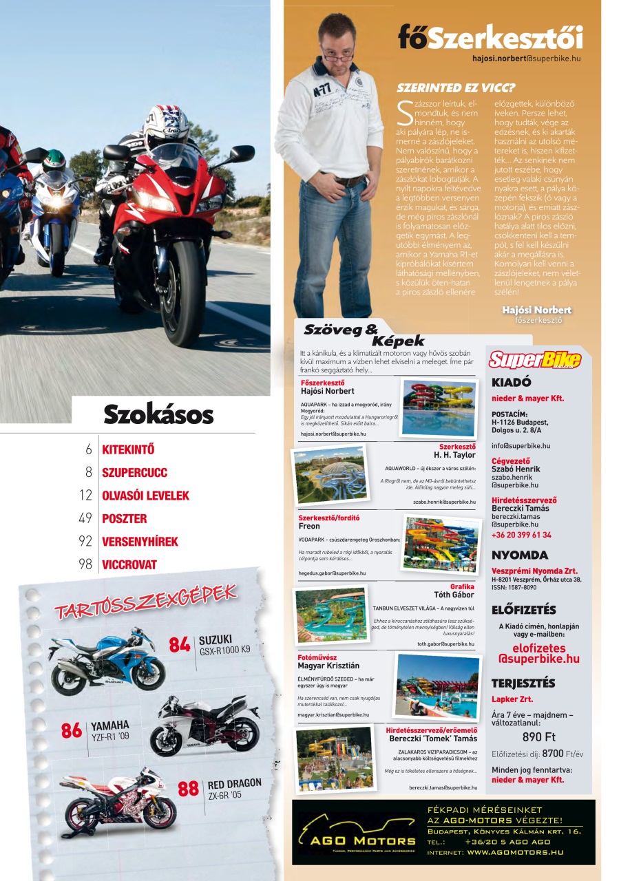SuperBike Hungary Preview Pages