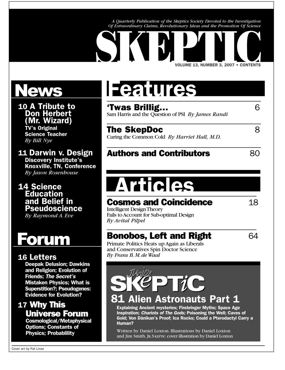 Skeptic Preview Pages