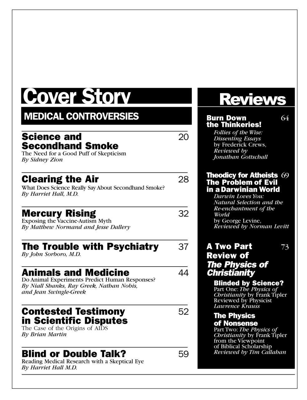 Skeptic Preview Pages