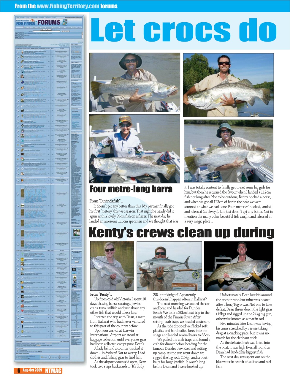 North Australian Fishing and Outdoors Magazine Preview Pages