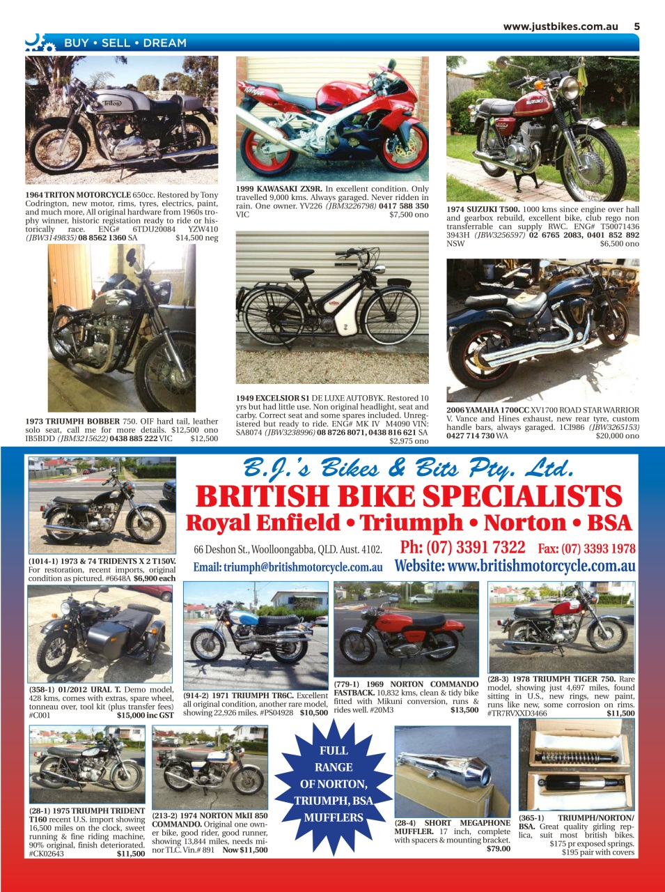 JUST BIKES Preview Pages