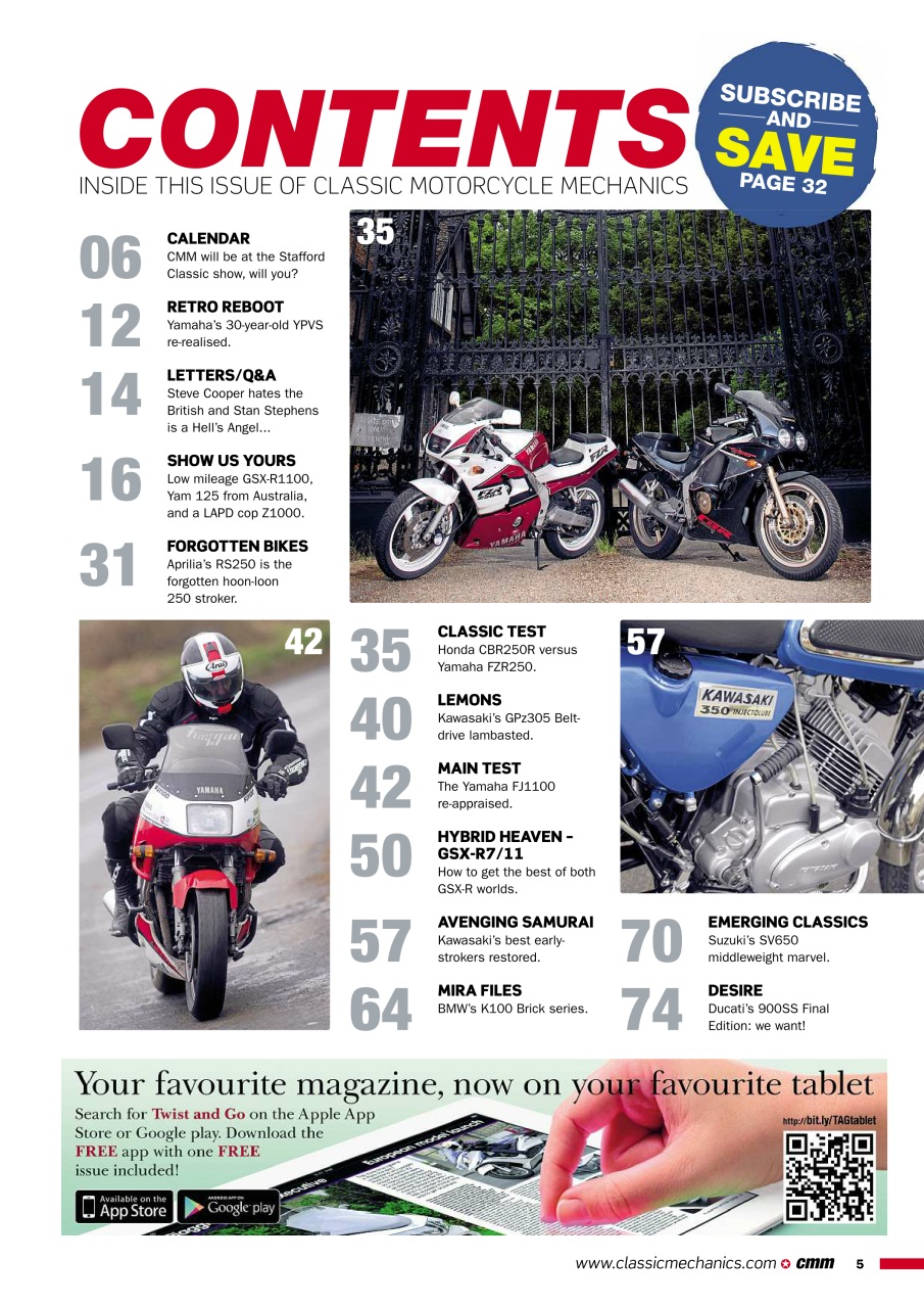 Classic Motorcycle Mechanics Preview Pages