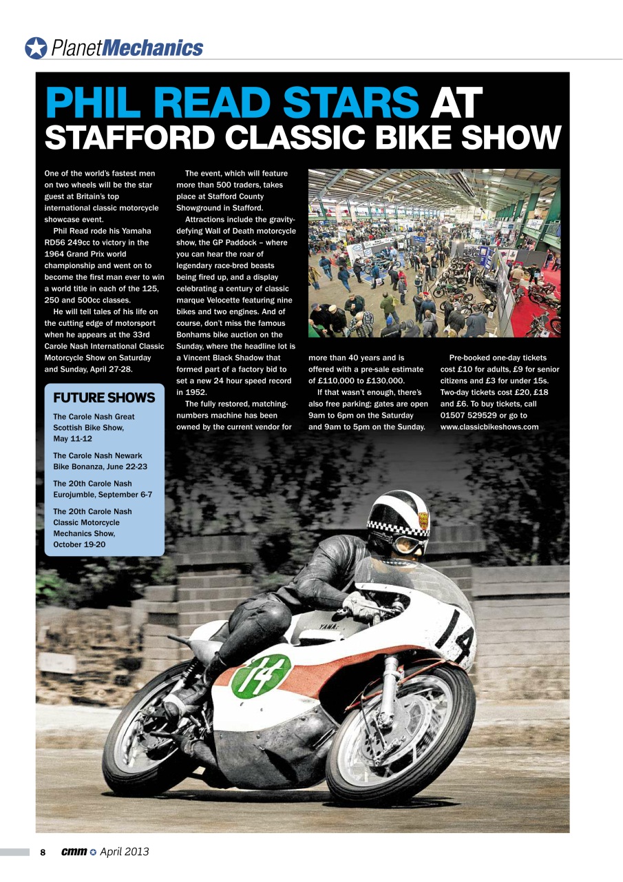 Classic Motorcycle Mechanics Preview Pages