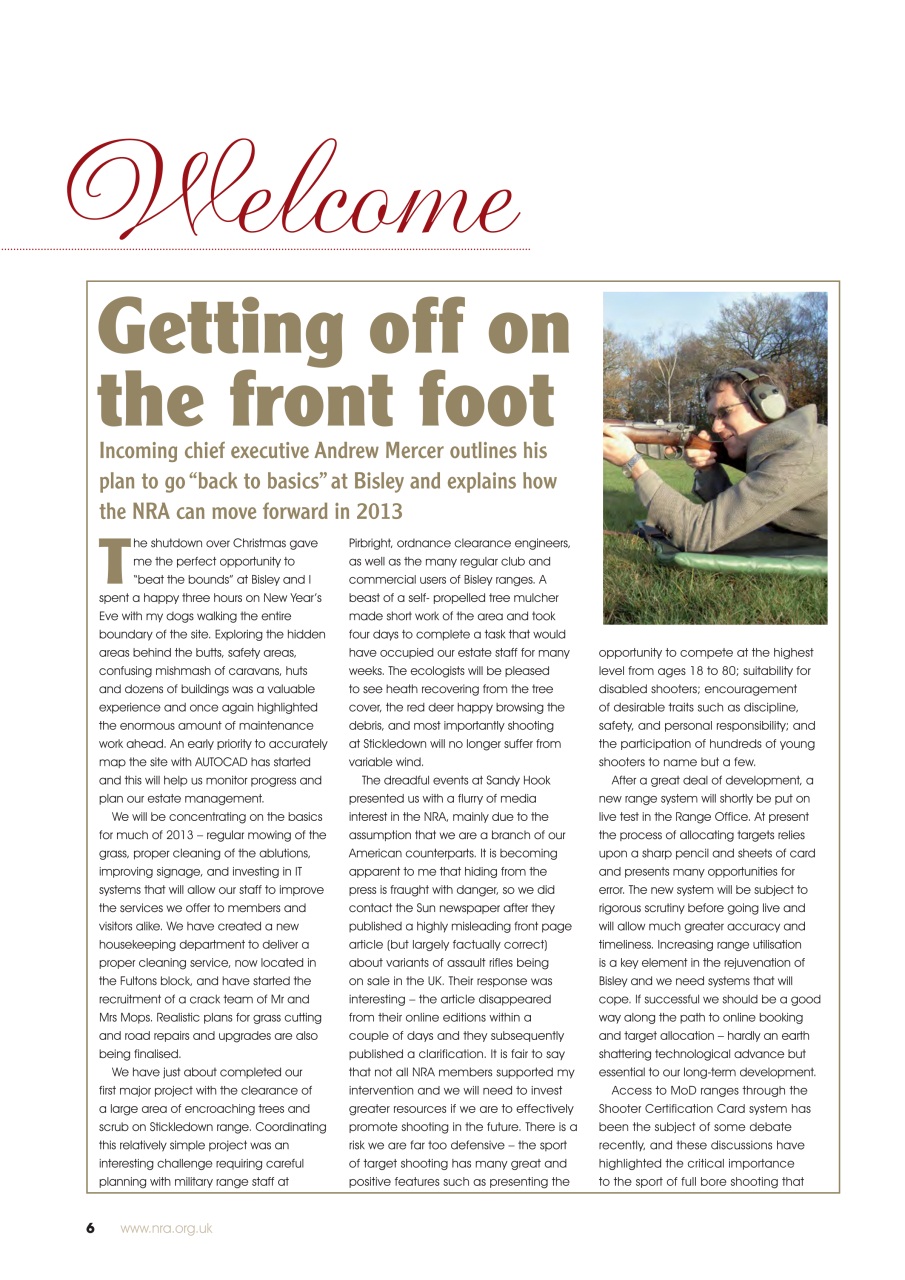 National Rifle Association Journal Preview Pages