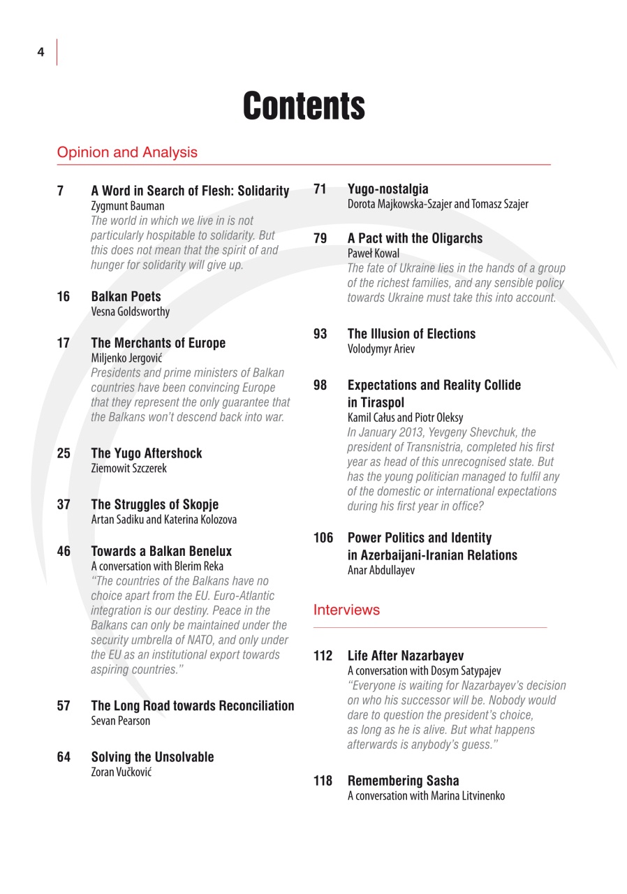 New Eastern Europe Preview Pages