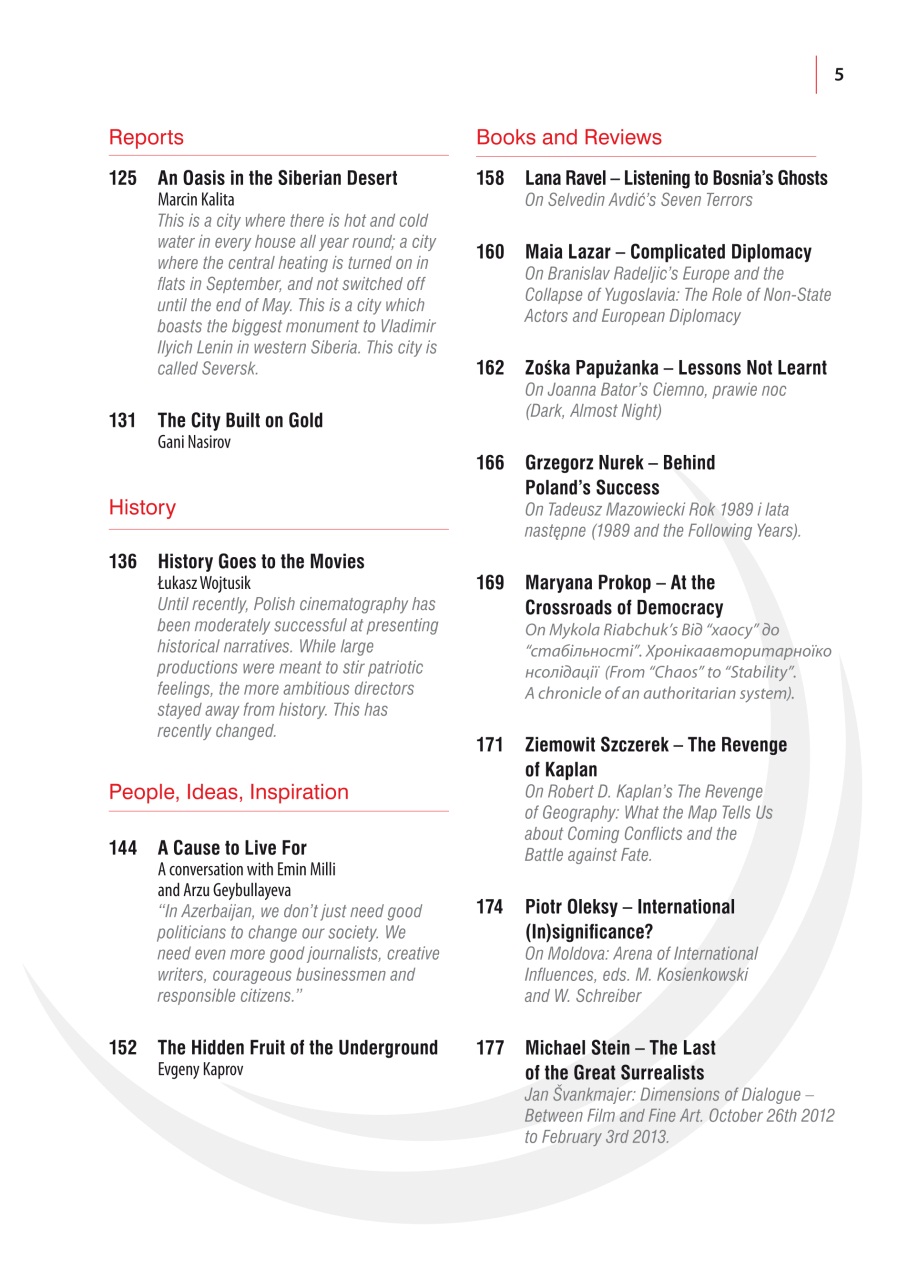 New Eastern Europe Preview Pages