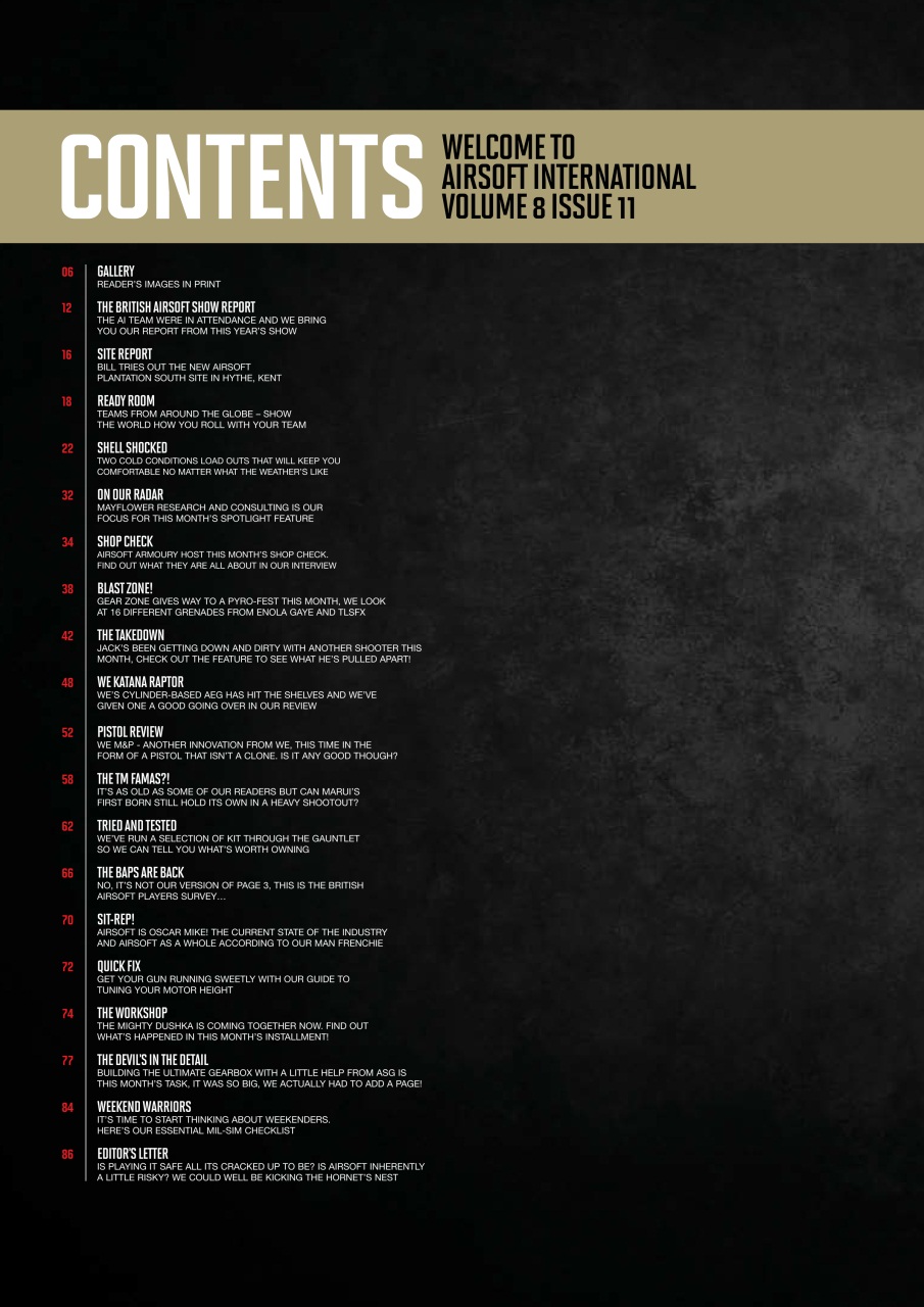 Airsoft International Preview Pages