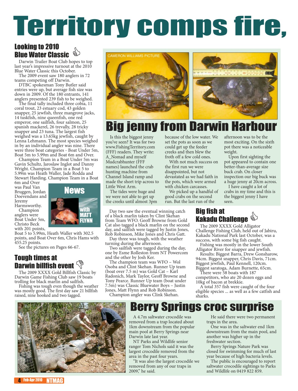 North Australian Fishing and Outdoors Magazine Preview Pages