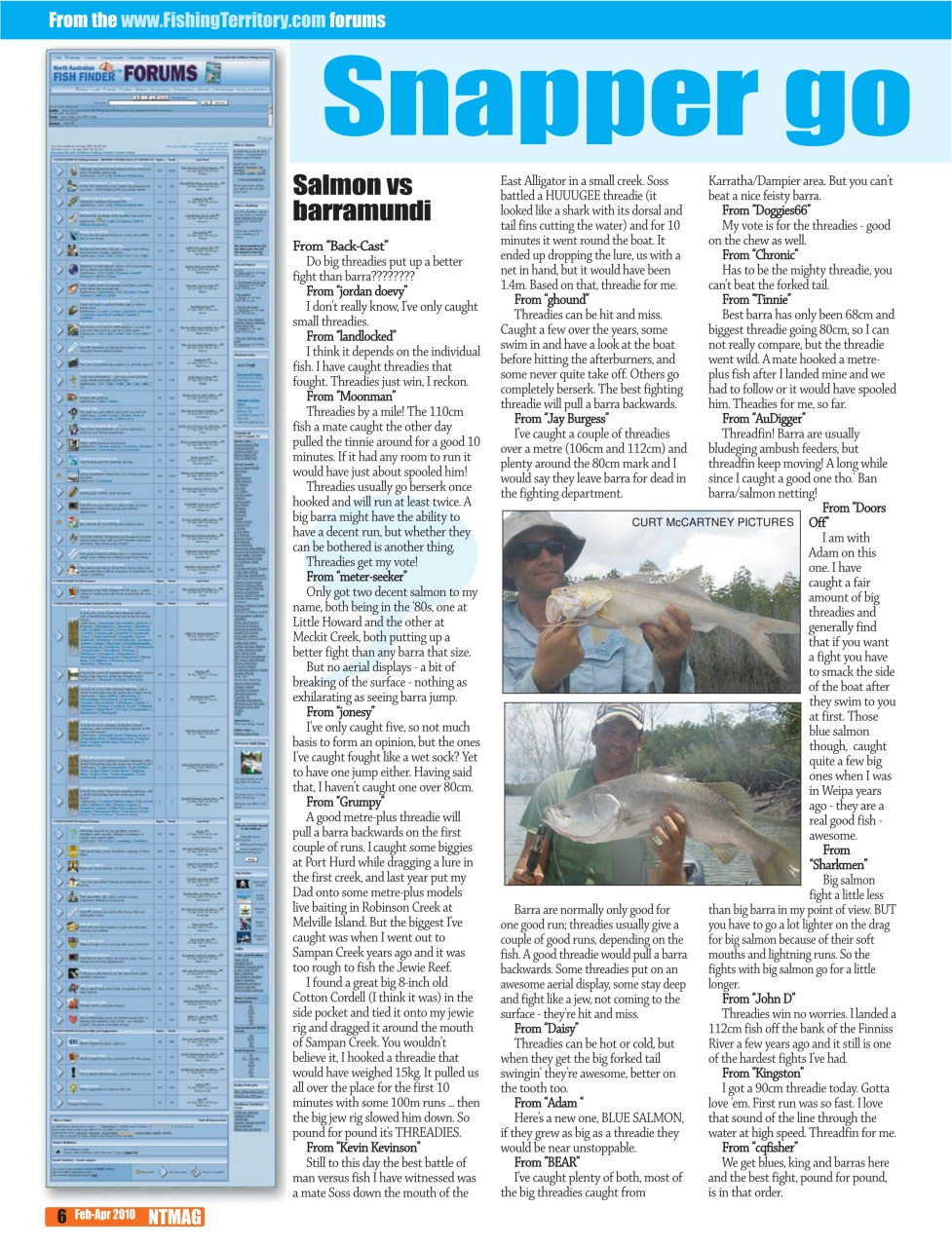 North Australian Fishing and Outdoors Magazine Preview Pages