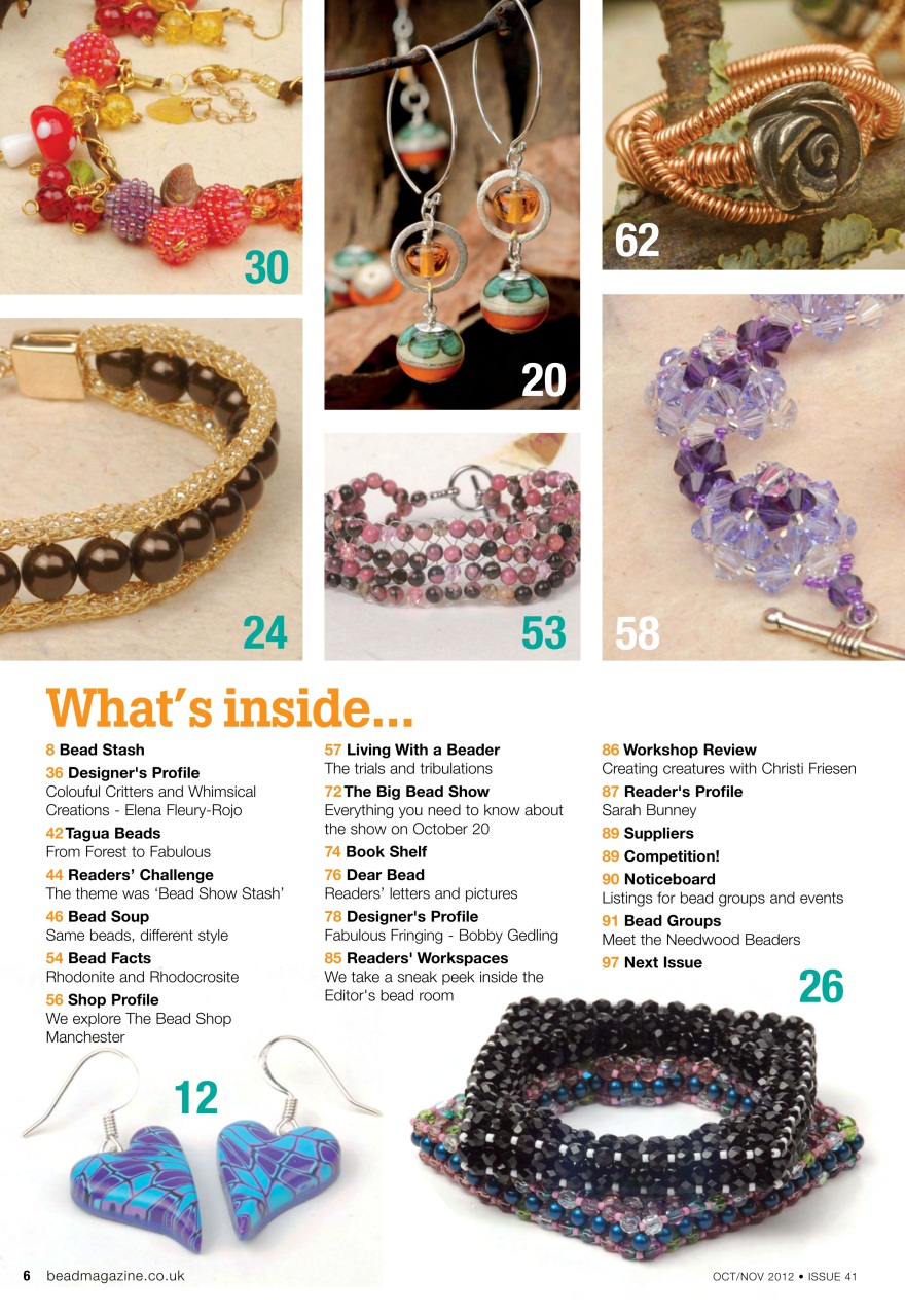 Bead & Jewellery Magazine Preview Pages