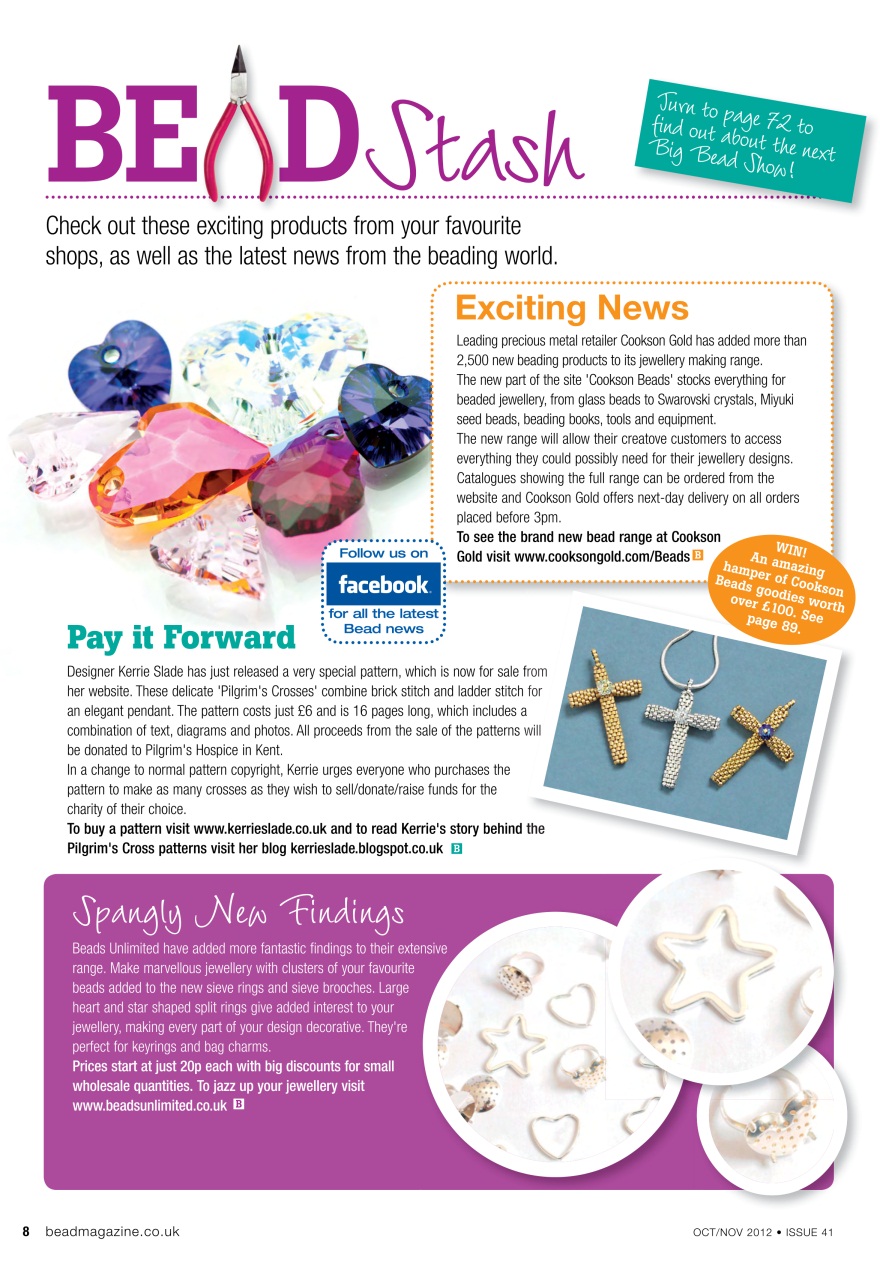 Bead & Jewellery Magazine Preview Pages